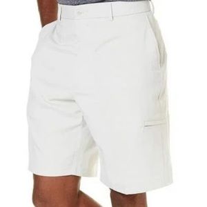 NWT Pebble Beach Dobby Cargo Short in Stone